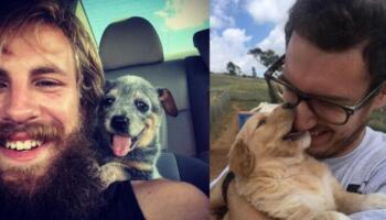 15 фото людей, що здійснили свою мрію та дали притулок собаці